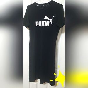 PUMA Women's Black T-Shirt Dress